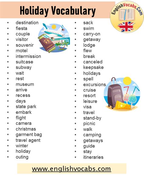 Vocabulary Holidays English In 22 Holidays Vocabulary In English