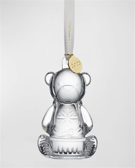 Waterford Crystal Baby's First Christmas 2023 Bear Ornament | Neiman Marcus