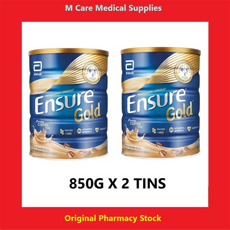 Abbott Ensure Gold Coffee G X Tins Shopee Malaysia