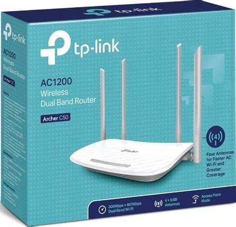 Tp Link Archer C50 Ac1200 Wireless Dual Band Router Archer C50 Buy