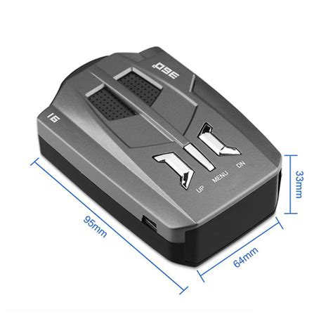 P S Detector De Radar De Velocidade De Carro Aviso De Alerta De Voz