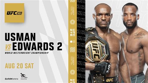 UFC 278 Everything You Need To Know About The Event