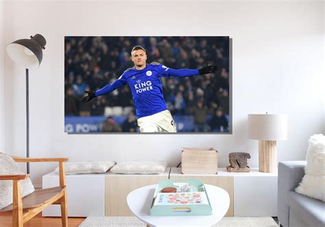 Jamie Vardy Poster, Jamie Vardy ART PRINT Leicester City,leicester City ...