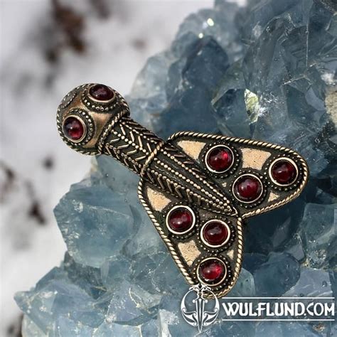 Merovingian Bronze And Garnet Cicada Brooch Th Century Kost M