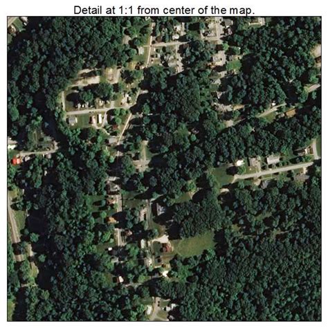Aerial Photography Map Of French Lick In Indiana