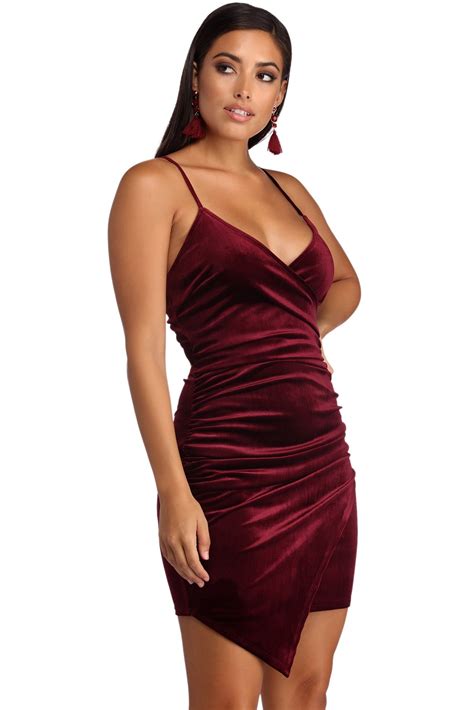 Guilty Pleasure Velvet Dress Velvet Fashion Dress Velvet Dress Short Fashion Trend Dresses