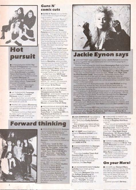 Kerrang Fan Page On Twitter June 24 1989 KERRANG MAYHEM THE PURSUIT