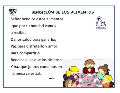 Bendicion De Alimentos Pdf