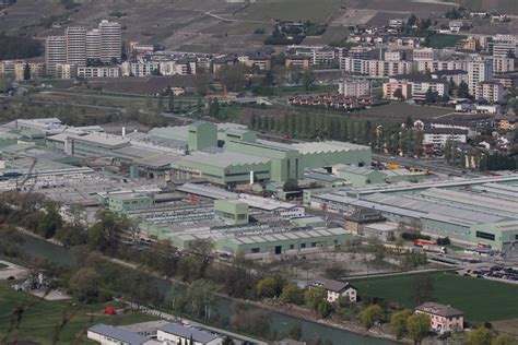 Aluminium Werk Bei Sierre Siders Im Rh Netal Im Kanton Flickr