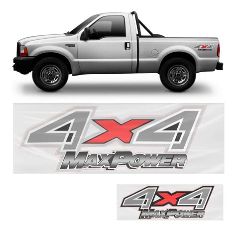 Adesivo Faixa Lateral Ford F 250 4x4 Max Power 2007 A 2011 Mercado Livre