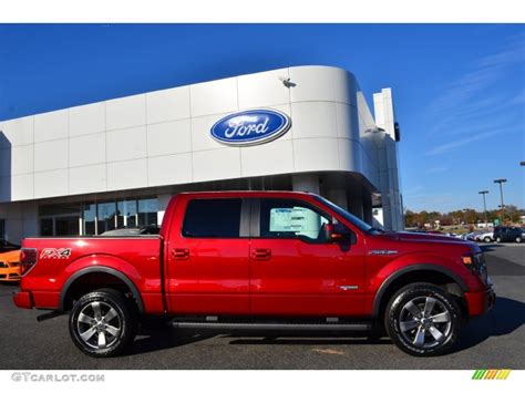 2014 Ruby Red Ford F150 Fx4 Supercrew 4x4 88104001 Photo 2 Car Color Galleries