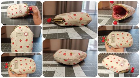 85cm frame clasp pouch fermoir rétro metalique trousse 口金笔袋 tutorial