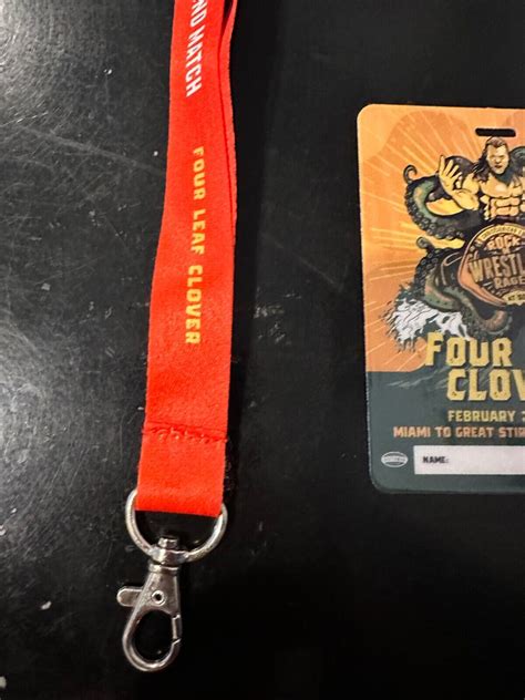 Chris Jericho Cruise Lanyards Wrestling And Rock Ncl 2023 Aew Badges 4