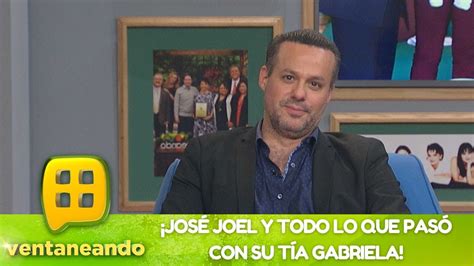 Jos Joel Y El Fallecimiento De Su T A Gabriela Programa Del De