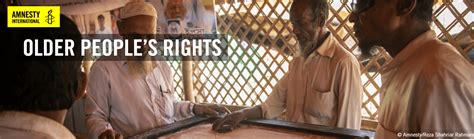 Amnesty New Web Page On Older Peoples Rights Supports A UN Convention