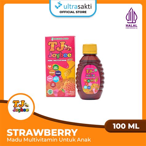 Jual Tj Joybee Strawberry Ml Madu Multivitamin Untuk Anak Shopee