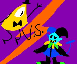 Jevil Vs Bill Cipher Drawception