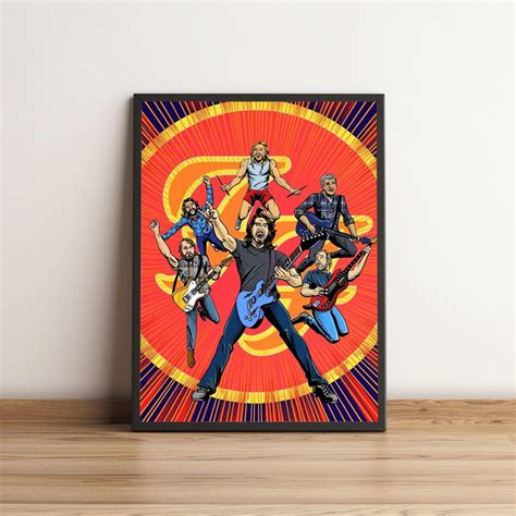 Quadro Banda Foo Fighters 64 Elo7 Produtos Especiais