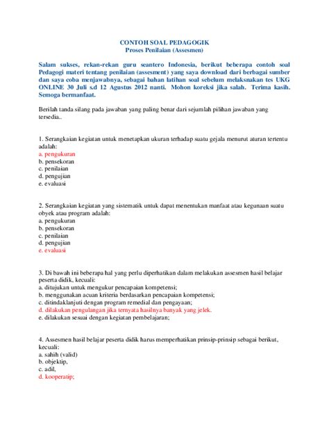 Contoh Soal Tes Assessment 46 Koleksi Gambar