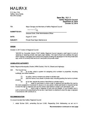 Fillable Online First Reading Proposed By Law C 301 An Amendment To By