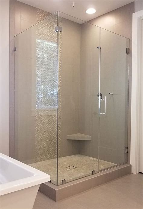 Frameless Heavy Glass Shower Doors Sumner Tacoma Puyallup