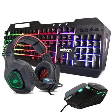 Kit Teclado Mouse E Headset