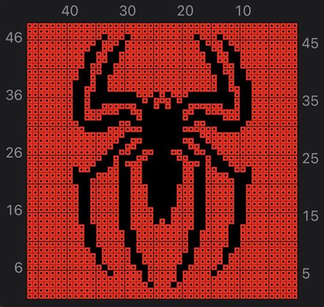 Spiderman Spider Tapestry Crochet Patterns Crochet Tapestry Crochet