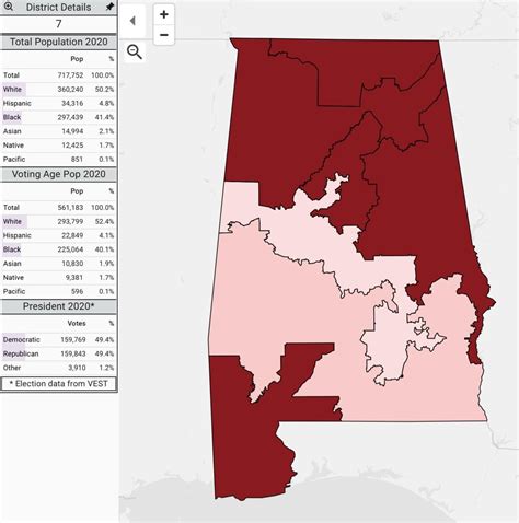 My Take On Alabamas Congressional Districts R Yapms