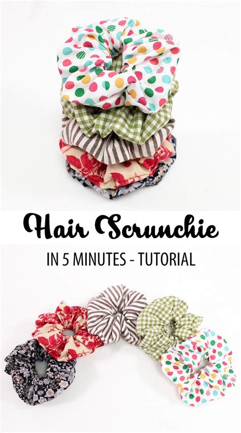 How To Make Hair Band Tutorial Diy Hair Scrunchies Scrunchies Diy Hair Ties Diy