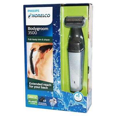 Philips Norelco Bodygroom Series 3500 Mens Rechargeable Showerproof ...