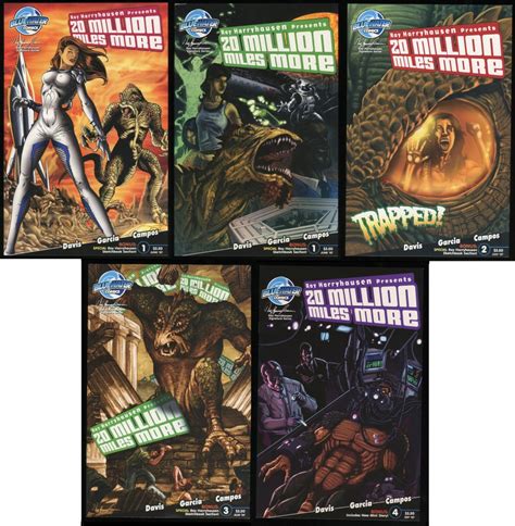 20 Million Miles More Comic Set 1 2 3 4 Lot Variant Ray Harryhausen