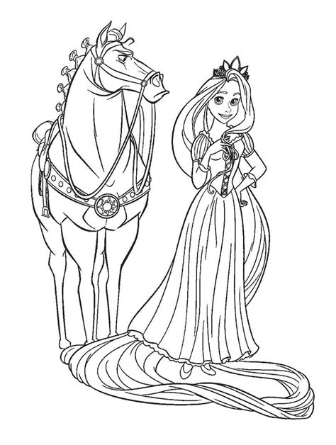 Desenhos De Princesa Rapunzel Para Colorir Imprimir E Pintar Colorir Me