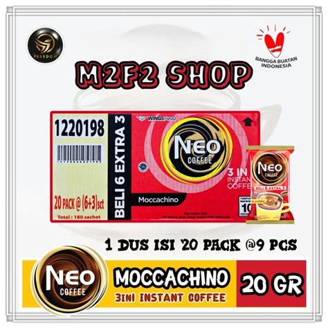 Jual Kopi Neo Coffee Moccachino In Sachet Renceng Mt Gr