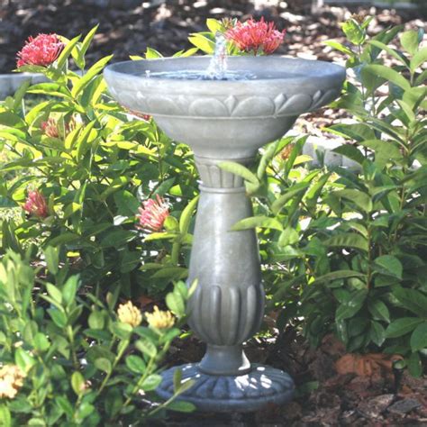 Portsmouth Solar Birdbath Smart Living Home Garden