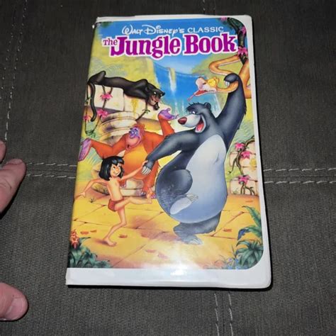 Rare The Jungle Book Black Diamond Vhs Walt Disney Classic Eur