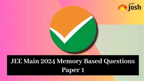 Jee Mains 2024 Question Paper Kari Sandye