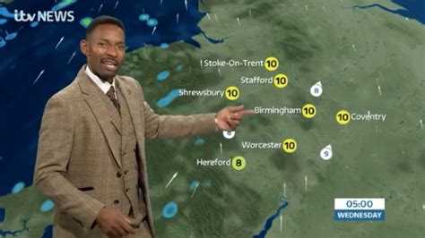 West Midlands Weather Showers Clearing Overnight Itv News Central