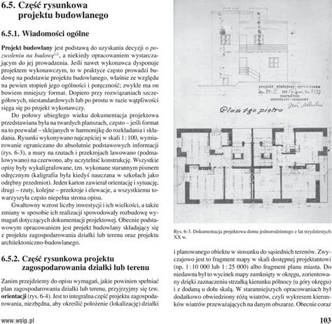 Jacek Mazur Anna Tofiluk Dokumentacja Budowlana Rysunek Budowlany