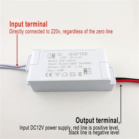 Long Lifespan Led Transformer Power Supply Dc 12v For Led Strip Lights Ebay