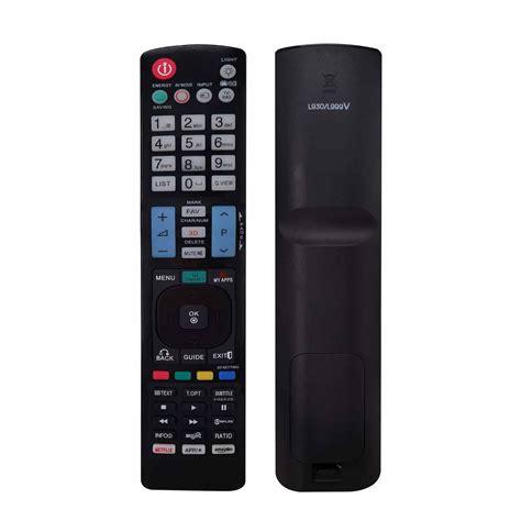 LG TV Compatible Remote - L930 LCD LED TV Universal Remote Control - 2 Pieces - QatarShoppe.com