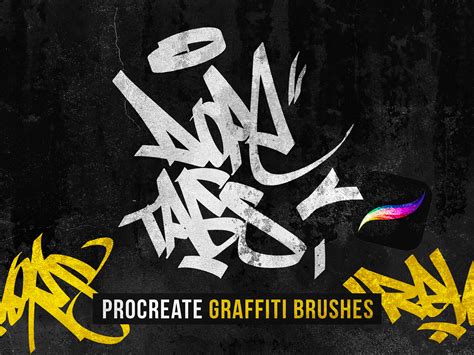 Procreate Graffiti Brushes Handstyle Graffiti Procreate Brush Etsy Espa A