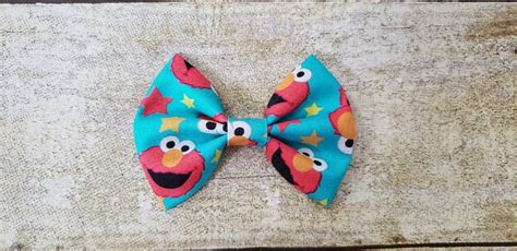 Sesame Street Hair Bow Sesame Street Bow Baby Girl Sesame - Etsy