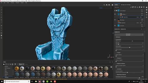 Substance Painter En 5 Min 01 Material Base Estilizado Youtube