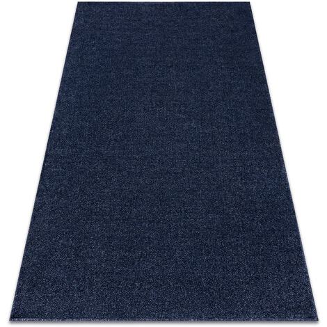 Tappeto SOFTY Un Colore Blu Scuro Blue 140x190 Cm