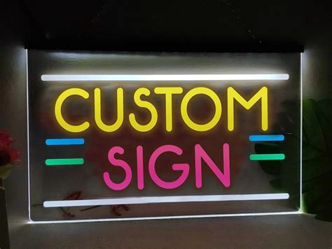 Your Design Custom Uv Printed Illuminated Led Neon Sign Dope Neons