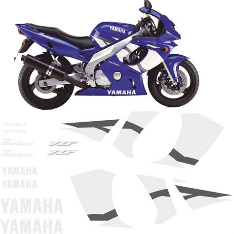 Zen Graphics Yamaha YZF 600R 2002 2003 Replacement Decals Stickers