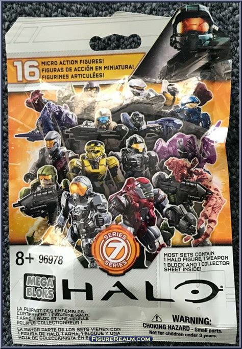 Master Chief Mystery Yellow Translucent Halo Blind Bags Series 7 Mega Bloks Action