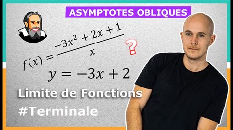 LIMITE les ASYMPTOTES OBLIQUES Exercice Corrigé Terminale YouTube