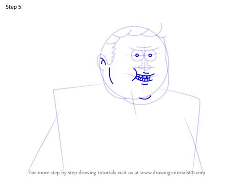 How To Draw Richard Buckner From Regular Show Regular Show Step By