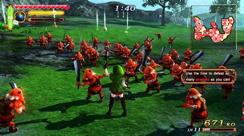 Hyrule Warriors Linkle Gameplay Rush Battle Challenge Direct Feed Wii U Footage Youtube